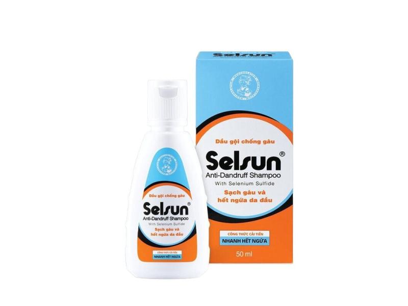 Dầu gội chống gàu Selsun Anti-Dandruff Shampoo Rohto sạch gàu và hết ngứa da đầu (50ml)