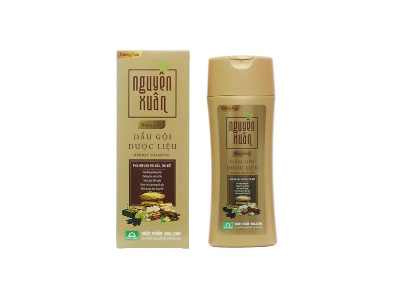 Dầu gội Dược liệu Nguyên Xuân Vàng Hoa Linh 200ml giảm gãy rụng, tóc khô và xơ
