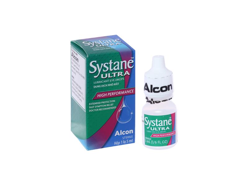 Dung dịch nhỏ mắt Systane Ultra giảm các chứng kích ứng mắt, khô mắt lọ 5ml