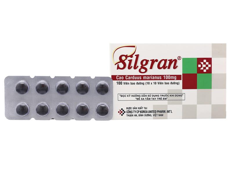 Silgran hỗ trợ trị bệnh lý về gan (10 vỉ x 10 viên)