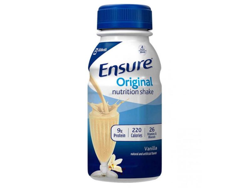 Sữa Ensure Original 237ml Abbott hương vani, bổ sung dinh dưỡng, hỗ trợ tiêu hóa