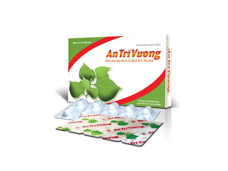 Viên uống An Trĩ Vương Vinh Gia thanh nhiệt, giải độc, tăng sức bền thành mạch (3 vỉ x 10 viên)