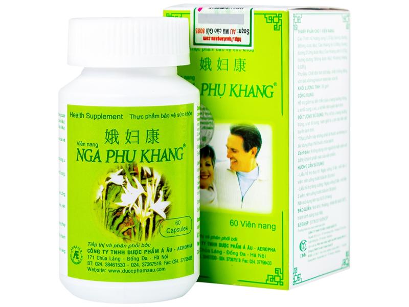 Viên uống Nga Phụ Khang Dược Quốc Tế hỗ trợ giảm sự tiến triển của u nang buồng trứng (60 viên)